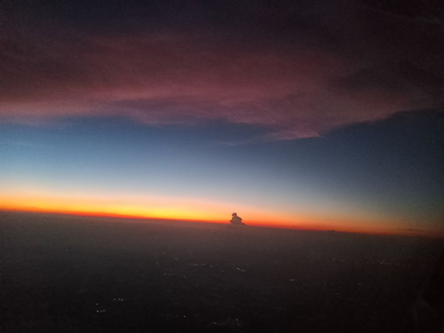 Colorful Sky - 30000 Feet High