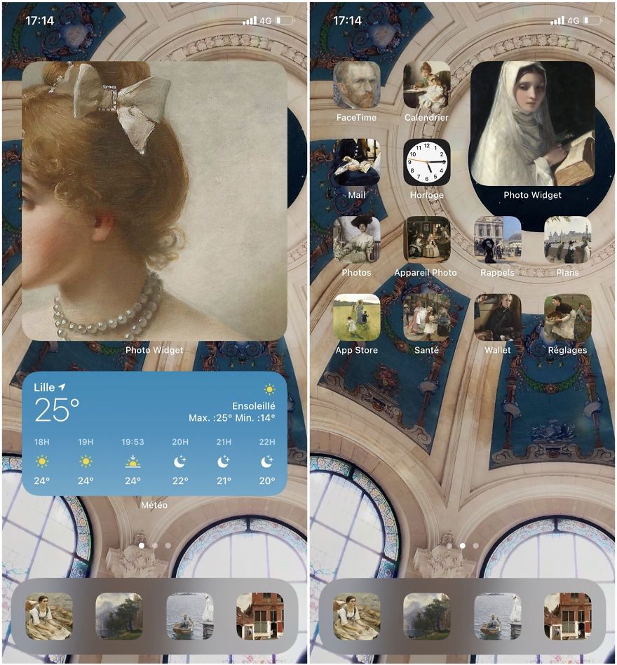 I Compiled A List Of My Favourite iOS14 Home Screen Makeovers From Twitter (40 Images)