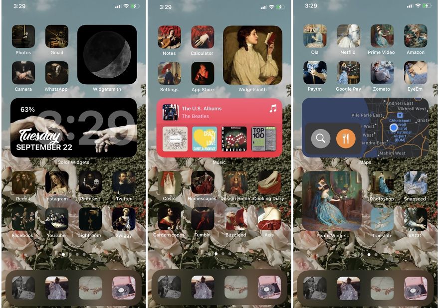 I Compiled A List Of My Favourite iOS14 Home Screen Makeovers From Twitter (40 Images)