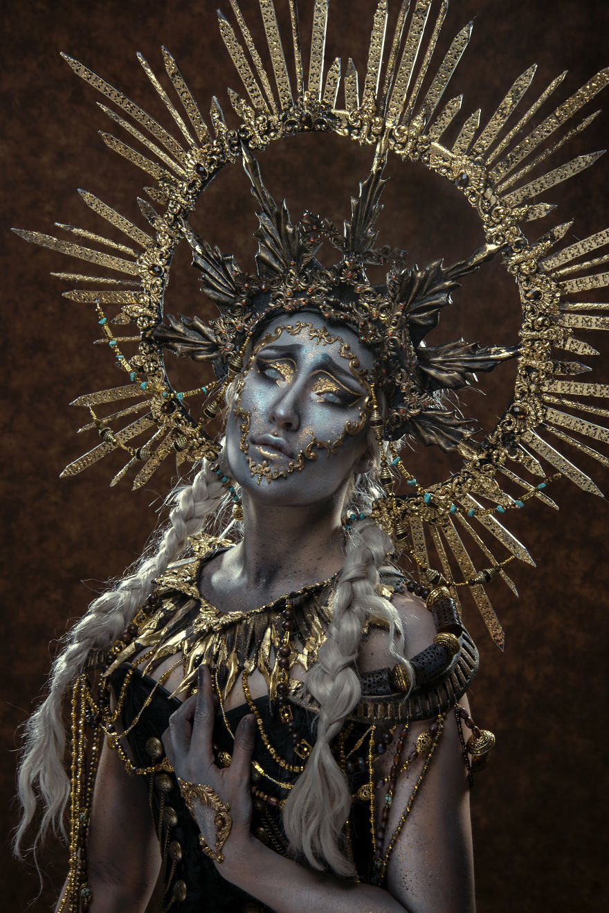 I Handmake Costumes From The Lightweight Wearable Porcelain And Stained Glass I Created, Here Are My Best Costume Designs (New Pics)