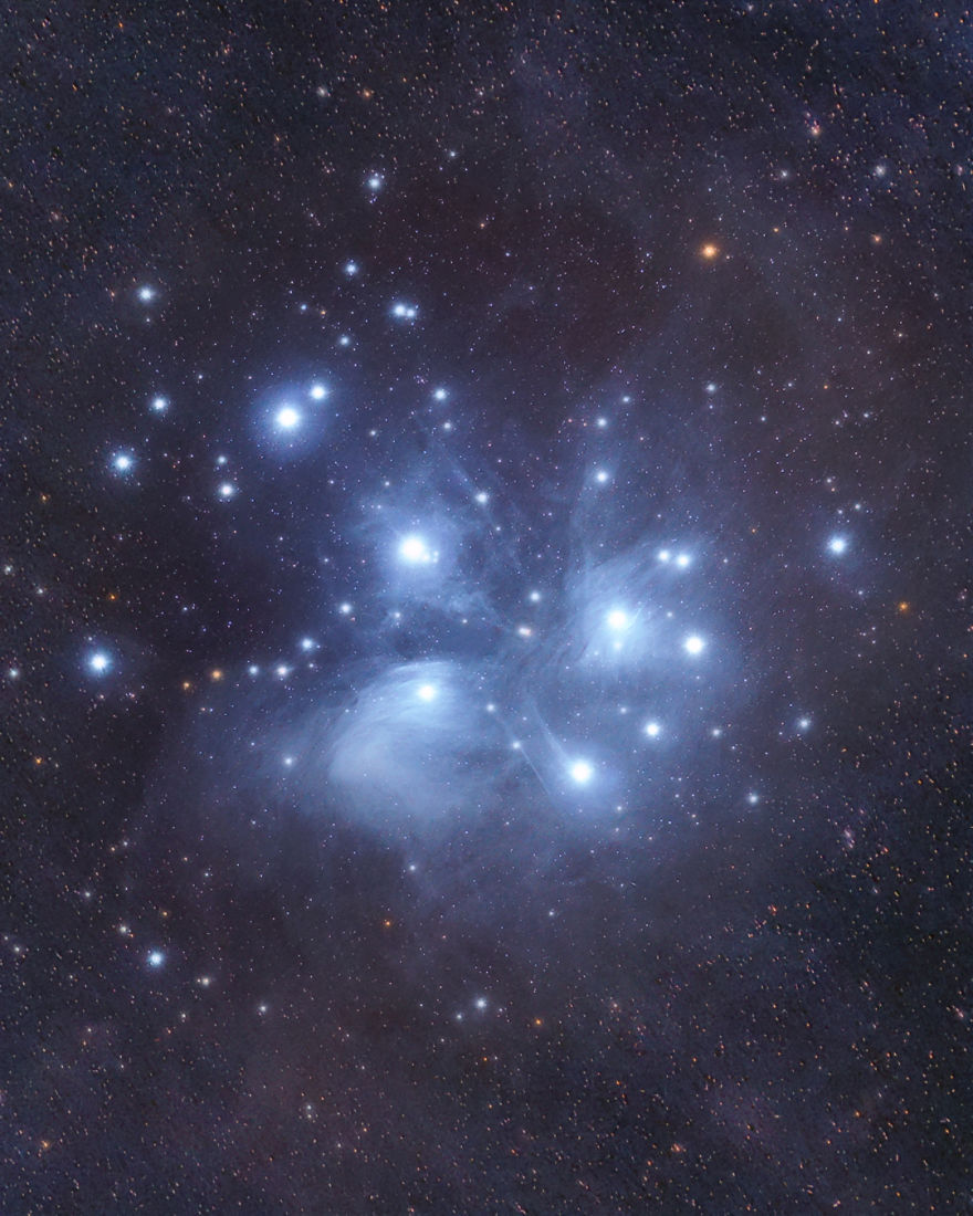 I Captured The Pleiades Star Cluster With My Telescope I Captured The Pleiades Star Cluster With My Telescope