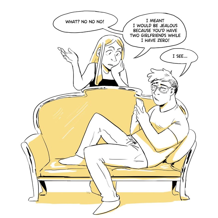 Artist Illustrates What Living In A Polyamorous Relationship Looks Like Bored Panda When it comes to couples. polyamorous relationship looks