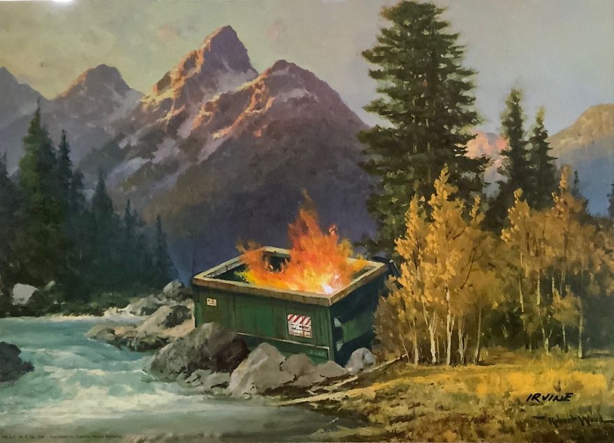 Redirected Thrift Store Paintings Featuring The Year 2020