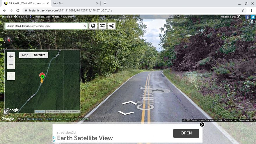 I Purposefully Searched Up "Most Haunted Streets To Look At In Google Street View And Look What I Found