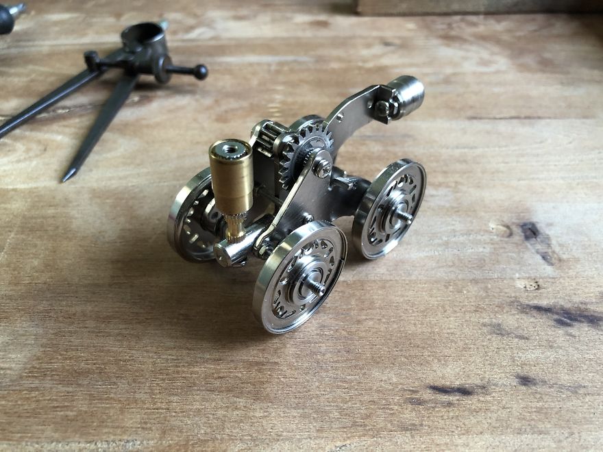 Steampunk Vehicle Made From Old Hdd Parts Steampunk Vehicle Made From Old Hdd Parts