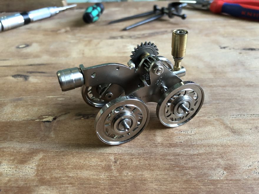 Steampunk Vehicle Made From Old Hdd Parts Steampunk Vehicle Made From Old Hdd Parts