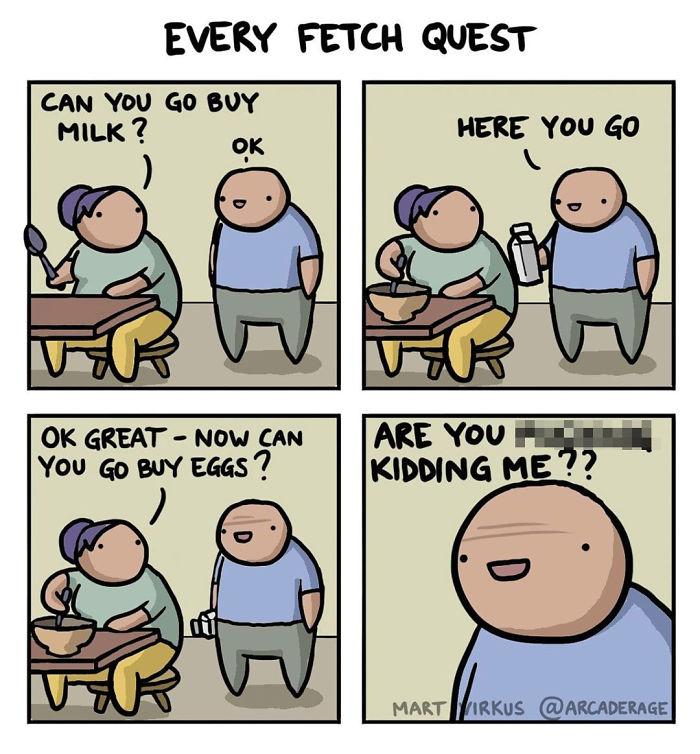 Every Fetch Quest Ever