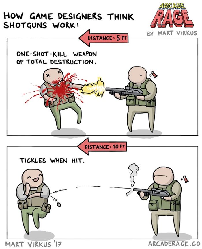 How Shotguns Work (According To Game Designers)