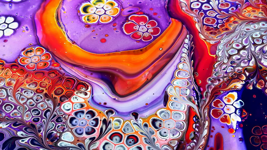 Easy Flower Painting With Chameleon Cells Easy Flower Painting With Chameleon Cells