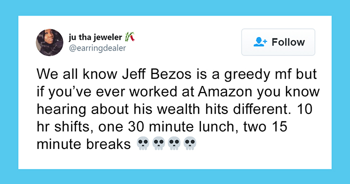 31 Amazon Employees Share Their Working Conditions As A Response To Jeff Bezos’ Wealth Continuously Growing