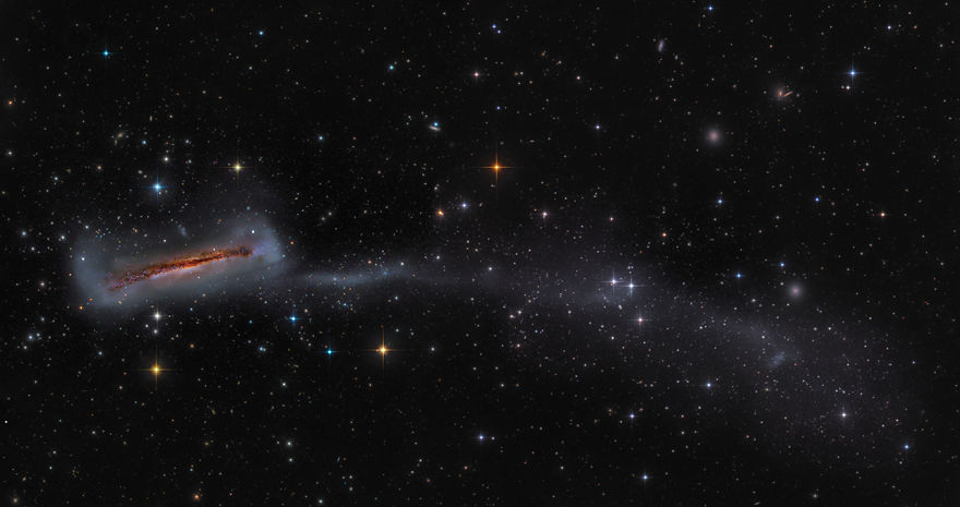 Galaxies Runner Up - 'Ngc 3628 With 300,000 Light Year Long Tail' By Mark Hanson