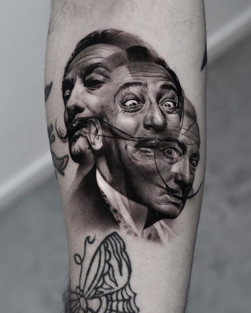 Best Salvador Dali Tattoos