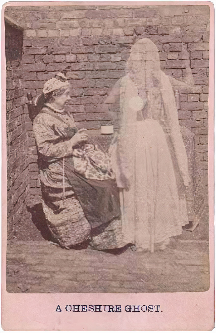 A Cheshire Ghost Spirit Photo, 1870