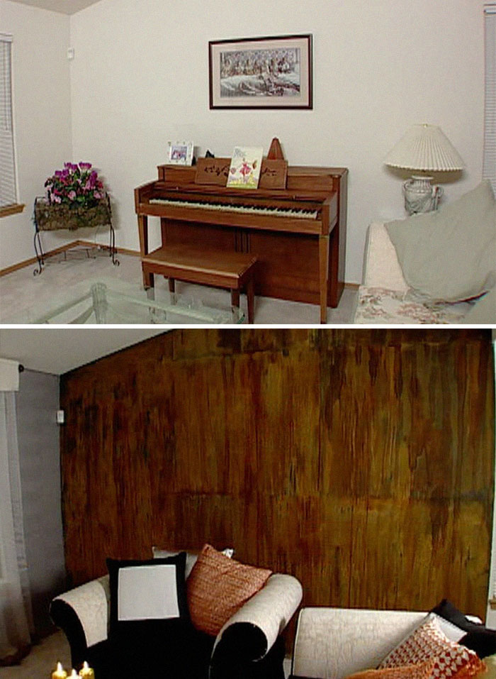 Kimono-Inspired Room Decorated With Actual Rust.