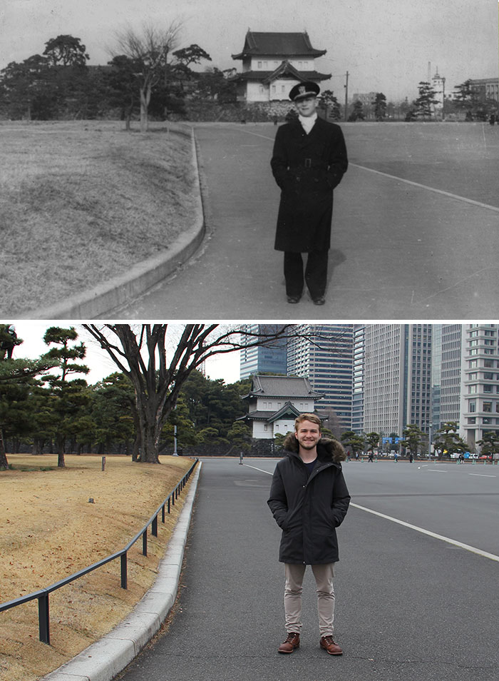 Mi abuelo y yo en Tokyo, 73 años de diferencia