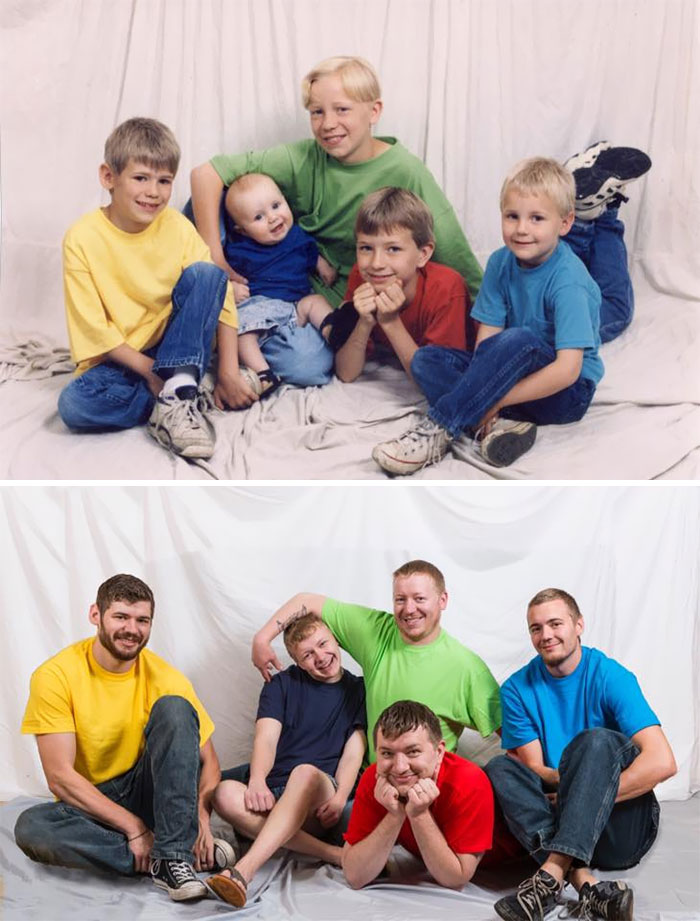 My Four Brothers And I In 1997 vs. 2017