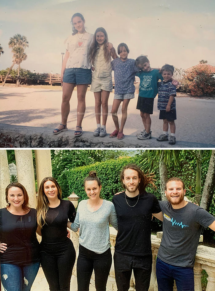We Recreated Our Childhood Cousin Group Picture