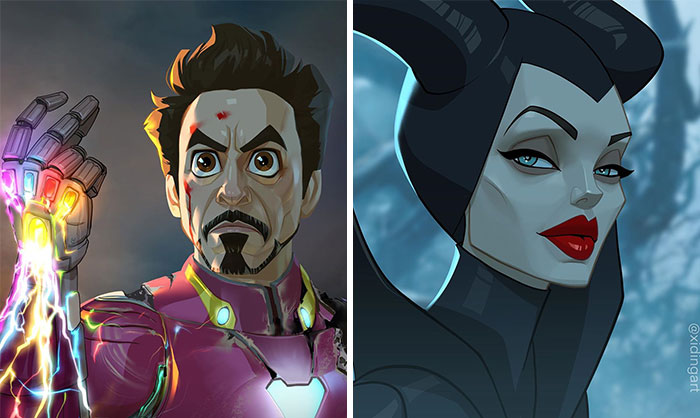 Artist Reimagines Famous People And Characters As Cartoons (78 New Pics)