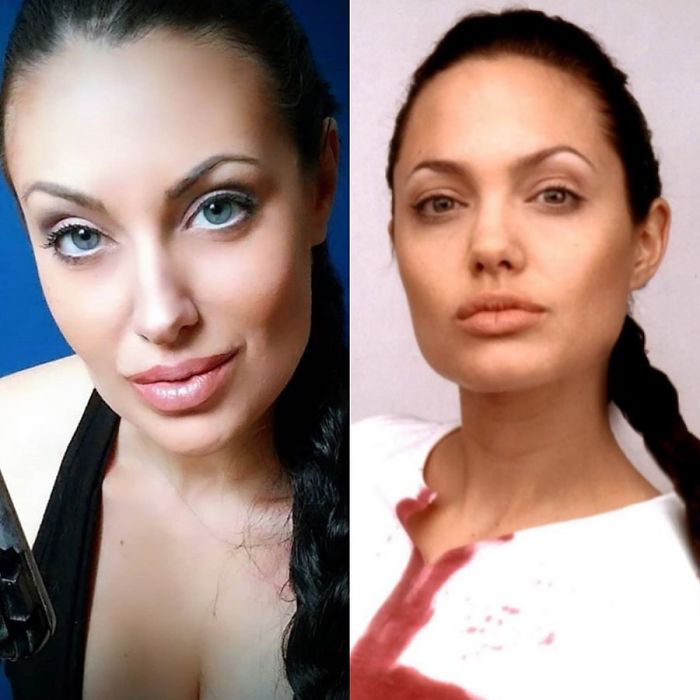 Look-Alike And Angelina Jolie