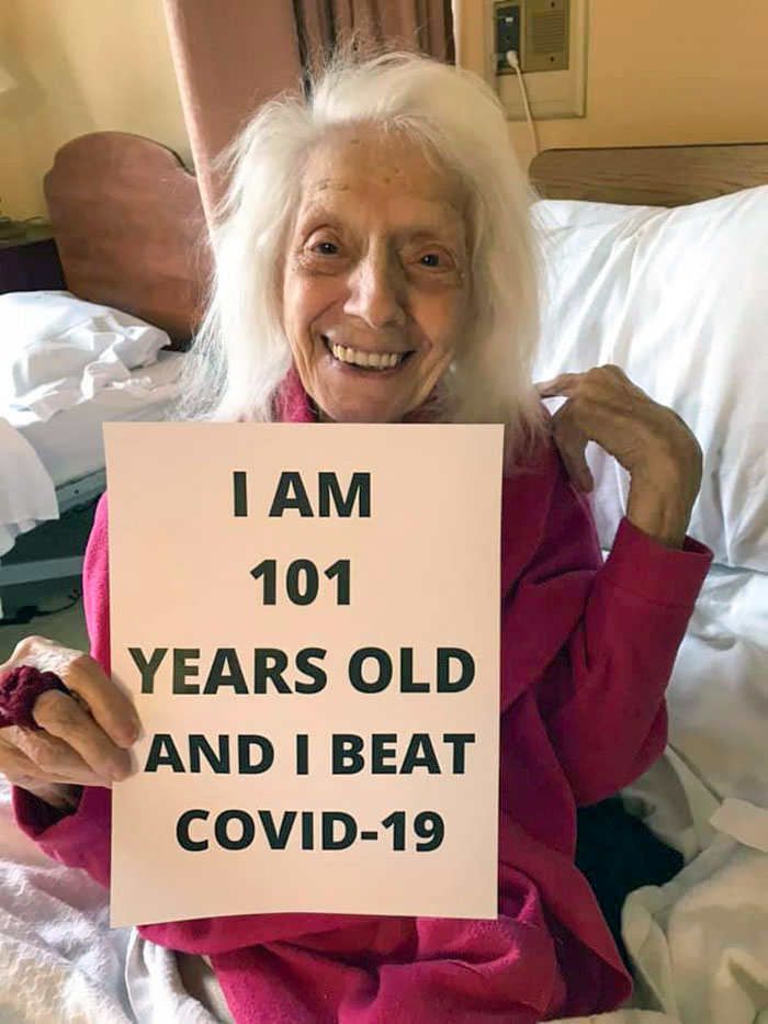 A 101-Year-Old Nursing Home Resident That Survived Both The Coronavirus And The Spanish Flu