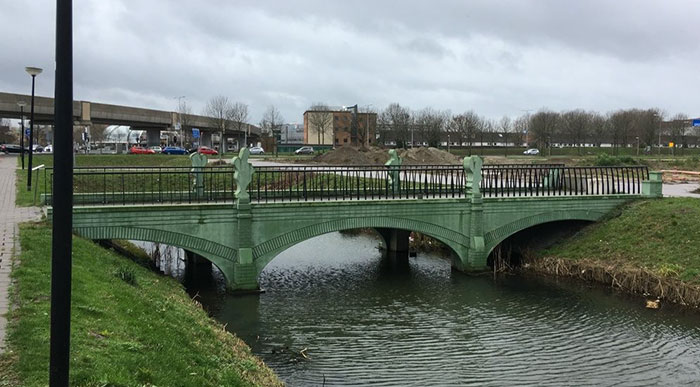Euros Bills Were Intentionally Drawn Not To Represent Real Bridges, So This Guy Built Them One By One On This River