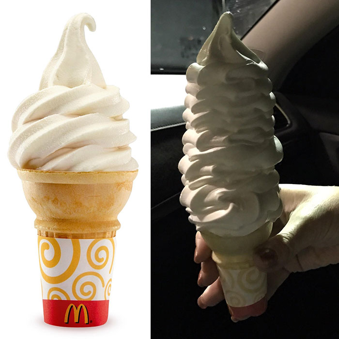 My Wife's McDonald's Cone In The Drive Through Last Night