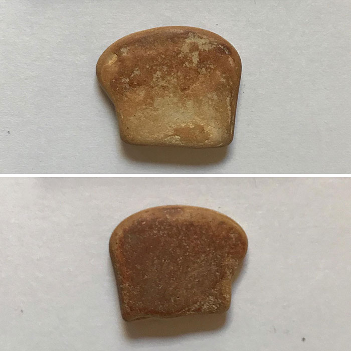 Piedra que parece una tostada francesa