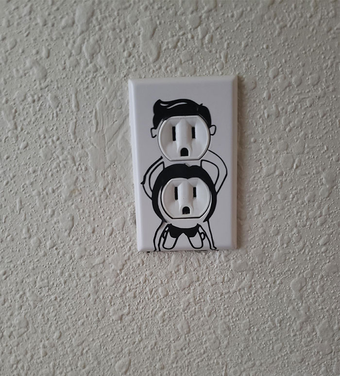 It Has Been A Year, And My Wife Still Has Not Noticed I Changed The Dining Room Outlet Cover