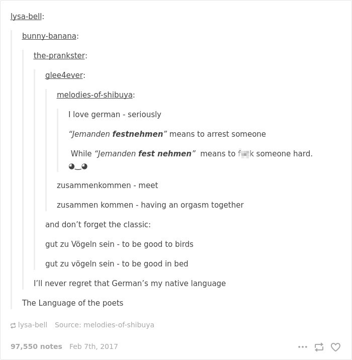 The Language Of Poets