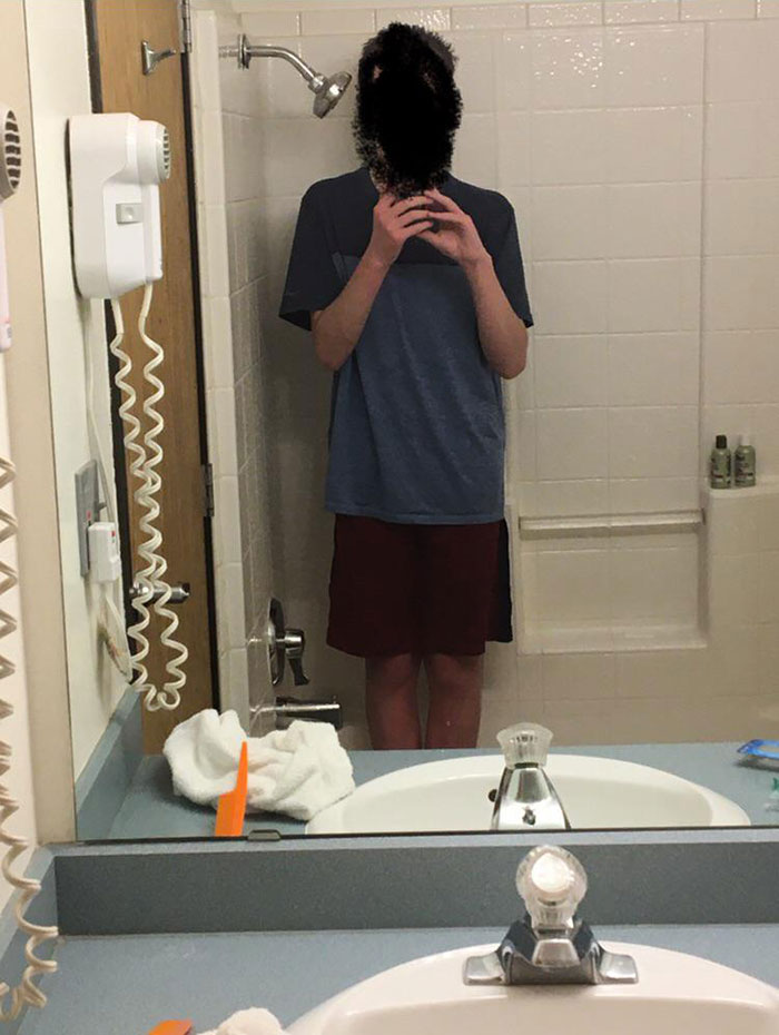 This Hotel Shower (I’m 5’9)