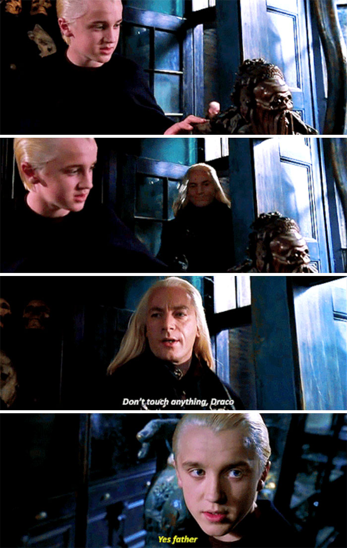 Lucius Being A Frightening Father (Chamber Of Secrets)