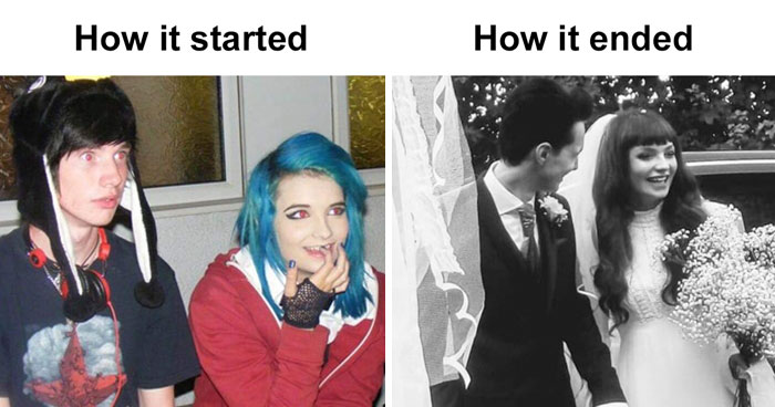 Couples Are Sharing ‘How It Started’ Vs. ‘How It Ended’ In 46 Wholesome Posts