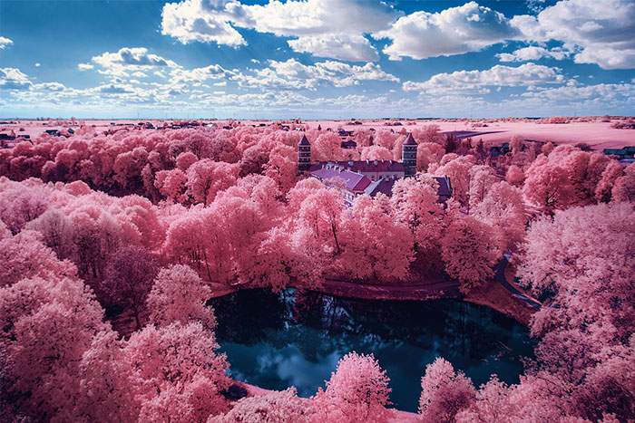 21 Otherworldly Photographs I Captured Using A Drone And An Infrared Camera