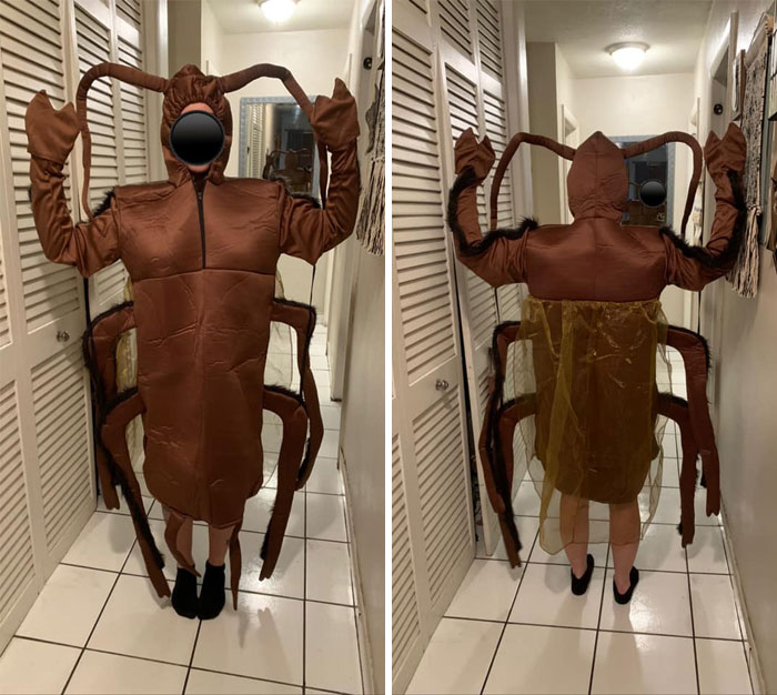 Just Found My Halloween Costume! $8 At Goodwill In South Florida. Perfect Since We Have Sooo Many Roaches Here