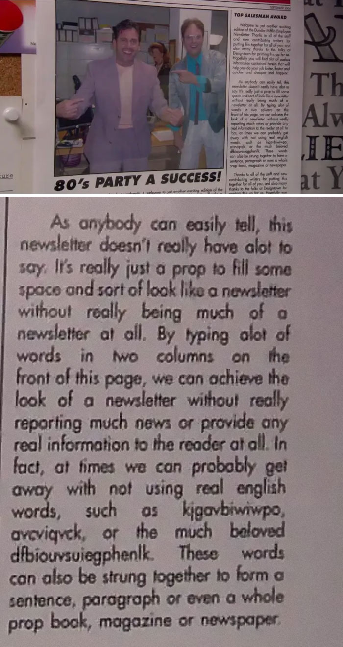 The Dunder Mifflin Employee Newsletter Wasn't *exactly* Real
