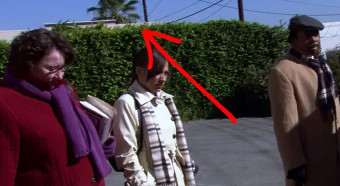 In "Traveling Salesmen," When The Camera Zooms Out, You Can See A Palm Tree From The Show's Filming Location In California