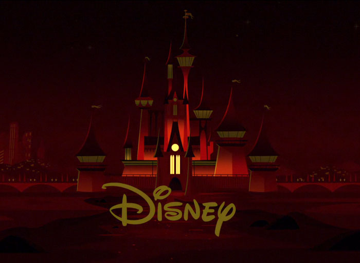During The Opening Titles, The Windows On The Disney Castle Light Up To Make The Incredibles Logo