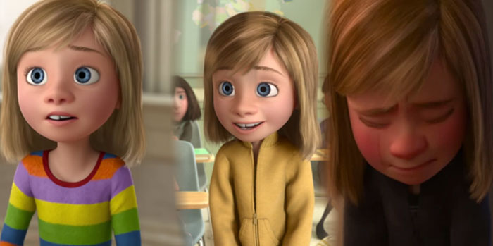 In Inside Out (2015), Riley's Clothes Become More Muted As She Becomes More Depressed Throughout The Movie
