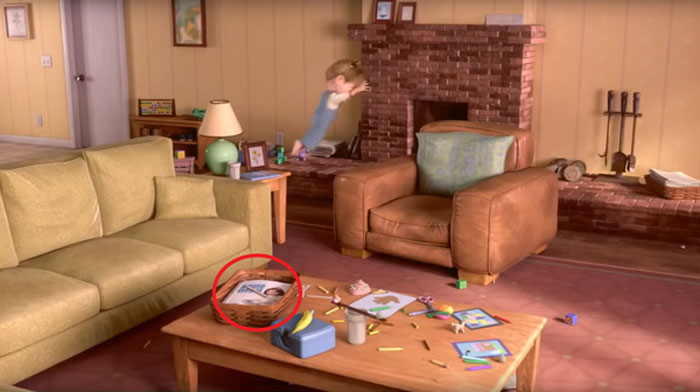 A Magazine In Riley's Living Room Features Colette From Ratatouille On The Cover