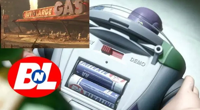 In Toy Story 3 (2010), The Batteries In Buzz Lightyear's Back Are Buy N Large Brand, The Same Company From Wall-E