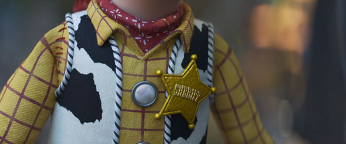 In Toy Story 4, The Red Thread That Was Used To Sew Woody's Arm Back On Is Still Visible