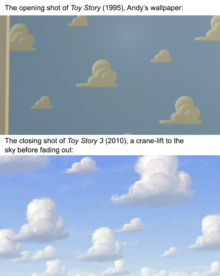 That Pixar Touch. The Closing Shot Of Toy Story 3 Recalls The Opening Shot Of Toy Story 1- Andy's Wallpaper