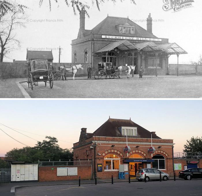 Estación subterránea de Buckhurst Hill en Londres (1875 - 2020)