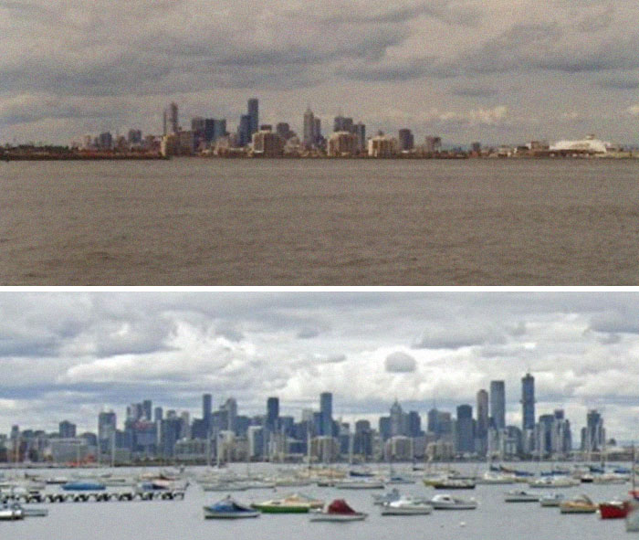 I Just Made This To Show Just How Much Melbourne's Skyline Has Grown In 20 Years...