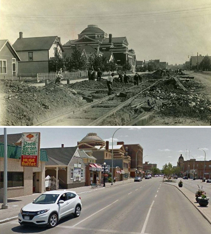 Building A Streetcar System In 1911 That No Longer Exists Today - Moose Jaw, Saskatchewan