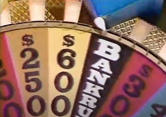 On Wheel Of Fortune, 1986