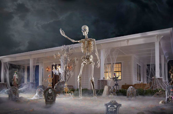 For Halloween 2020, Home Depot Is Selling These 12-Foot Skeletons