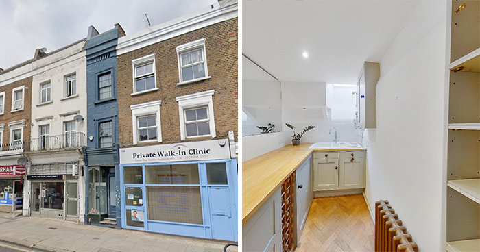 Here’s London’s Narrowest Home At Only 5 ft 5 in Across And It’s Currently On The Market For Nearly $1.3M
