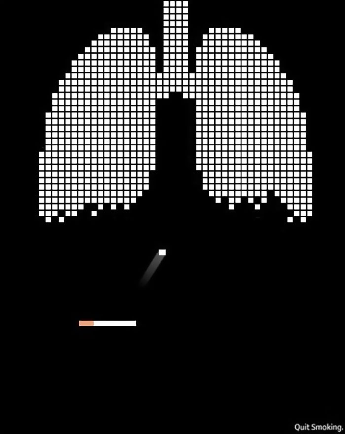 Poster contra el tabaquismo
