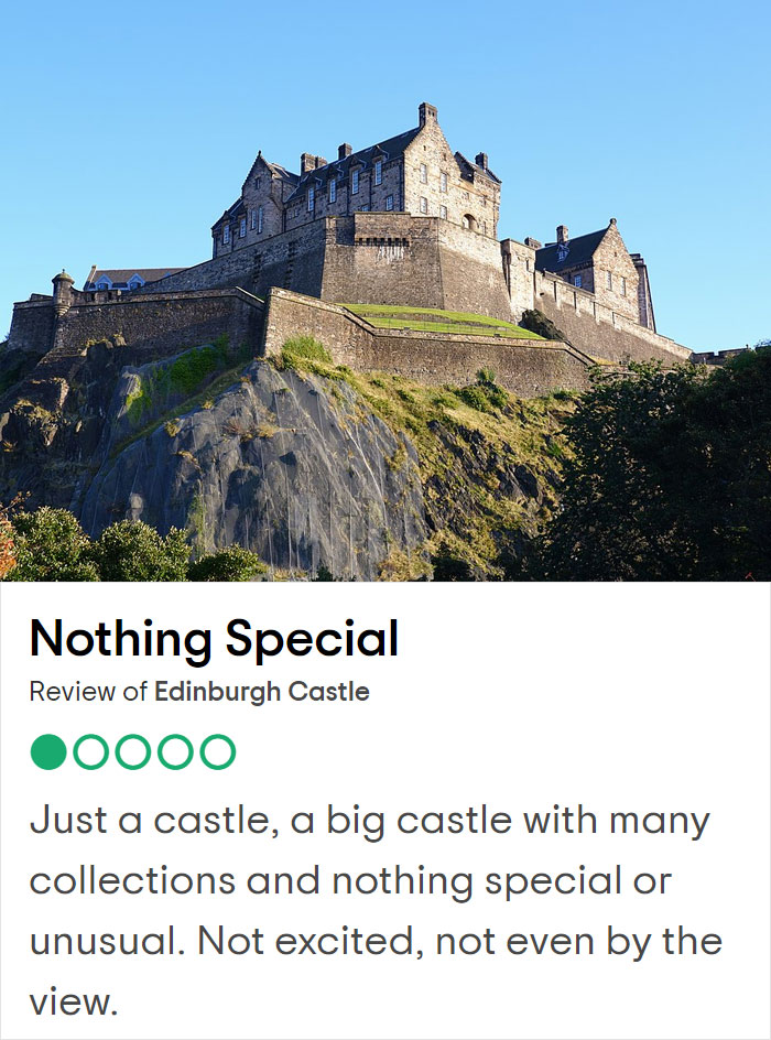 25 Funny Negative Reviews On Tripadvisor About UK Attractions | Bored Panda